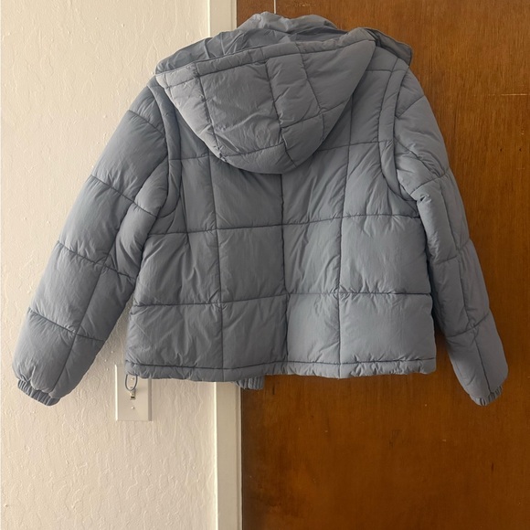 Madewell Modular Quilted Crop Puffer Jacket XS NWT - Picture 5 of 5